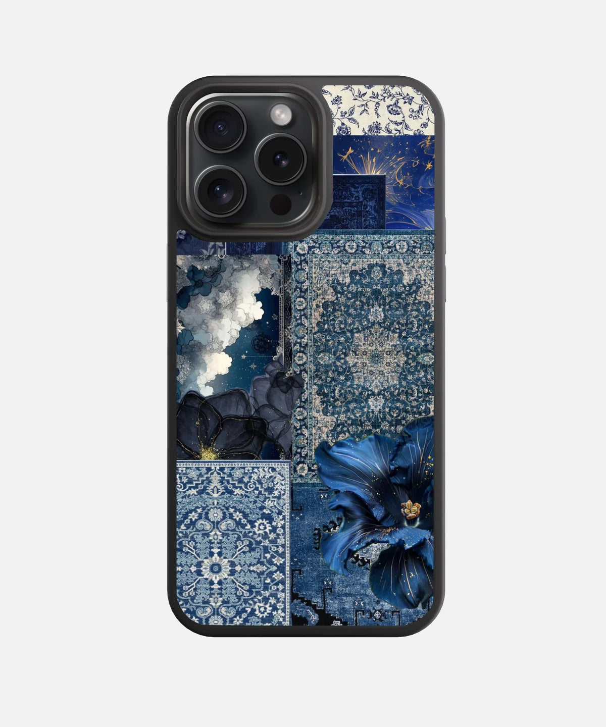 Midnight Sapphire Glass Phone Case