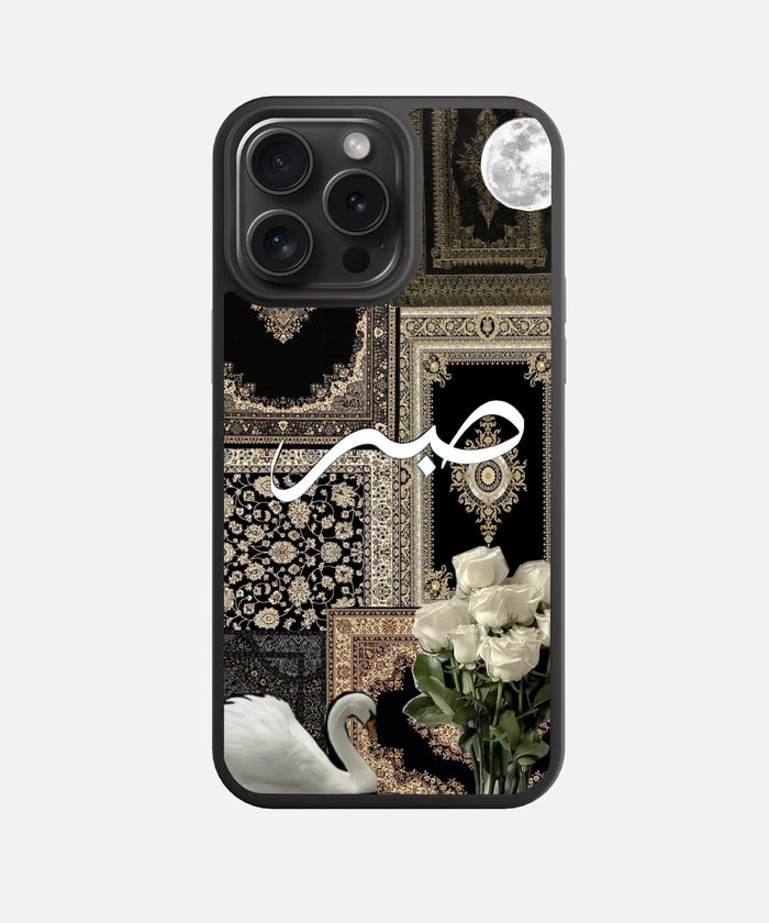Golden Sabr Glass Phone Case