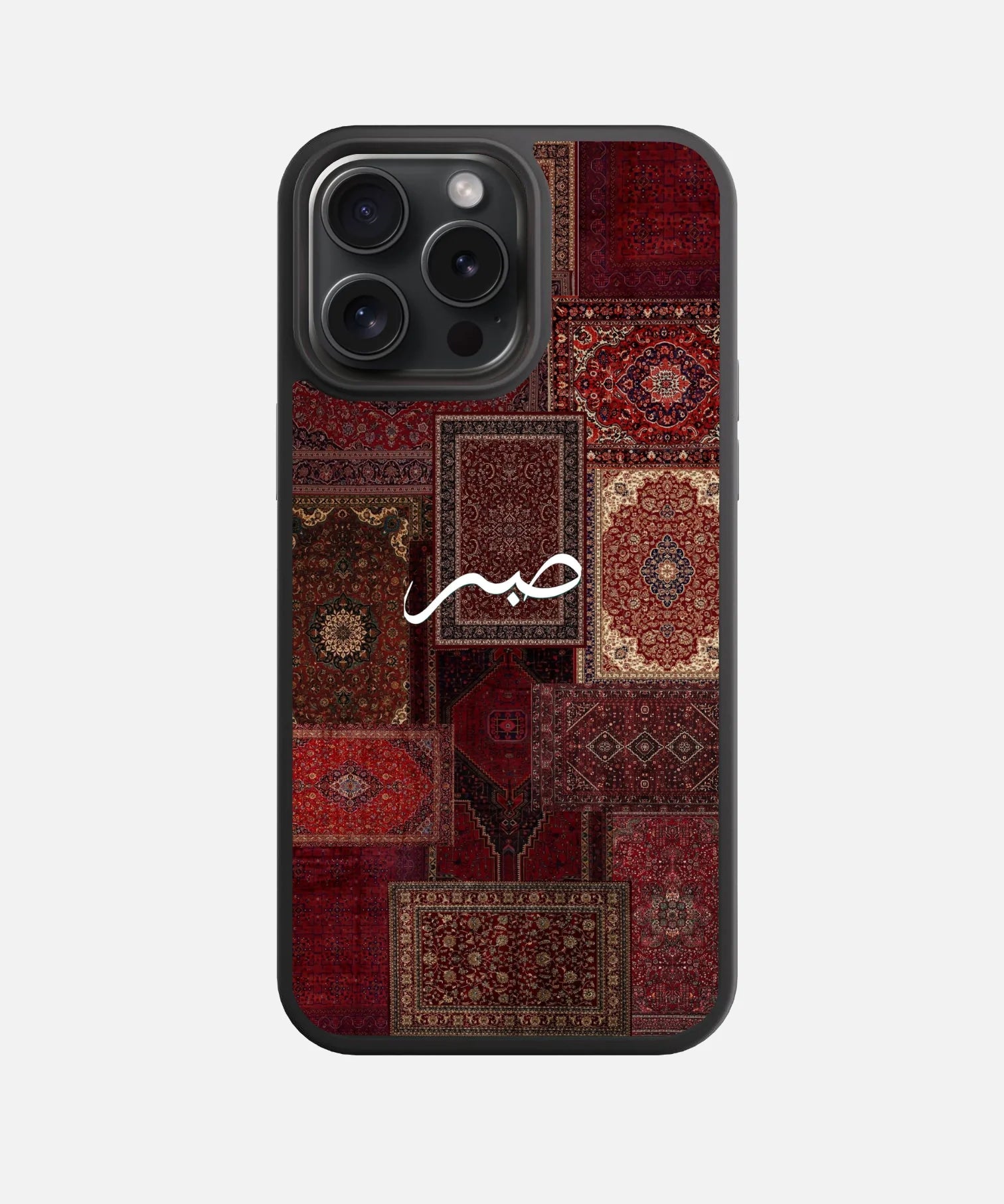 Burgundy Patience Glass Phone Case
