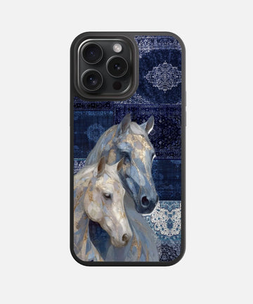 Azure Companions Glass Phone Case