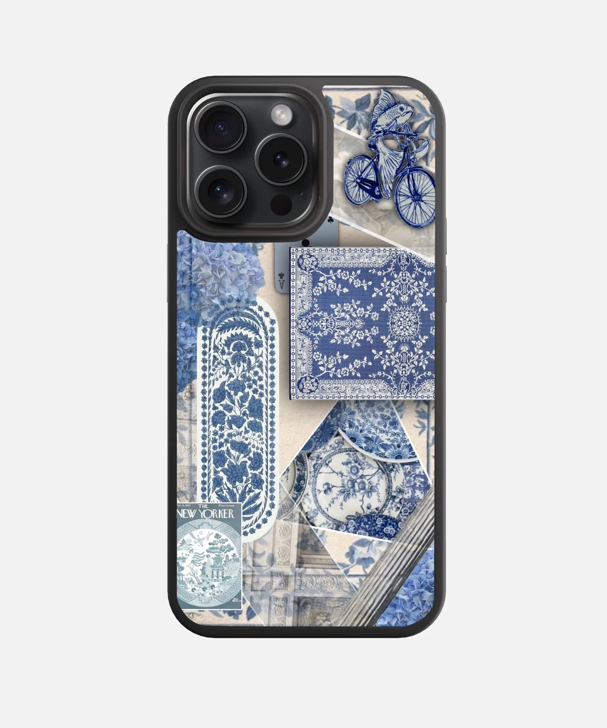 Surreal Blues Glass Phone Case