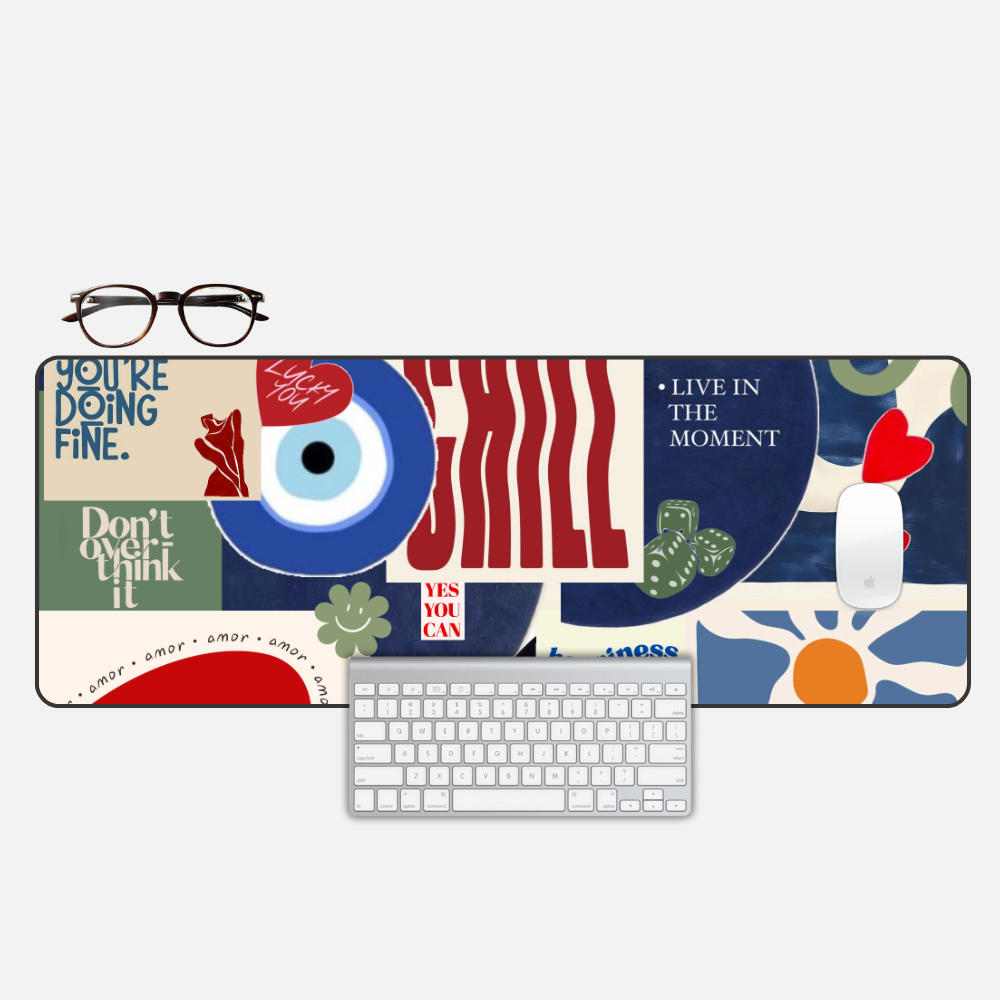 Starry Odyssey Desk Mat and Gaming Mouse Pad