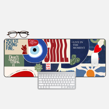 Starry Odyssey Desk Mat and Gaming Mouse Pad