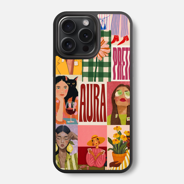 Pretty Aura Glass Phone Case