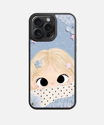 Innocent Gaze Glass Phone Case