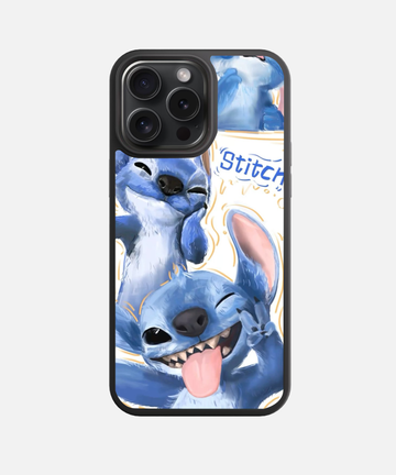 Silly Stitch Glass Phone Case