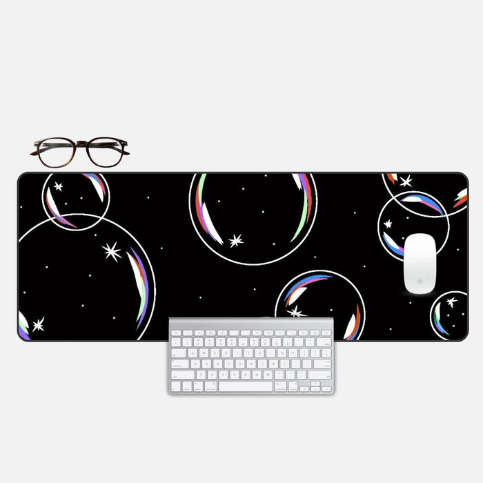 Cosmic Pop Desk Mat and Gaming Mouse Pad