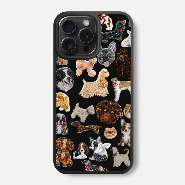 Collage Chaos Furry Friends Forever Glass Phone Case