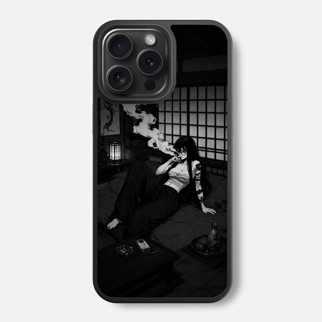 Midnight Manga Glass Phone Case