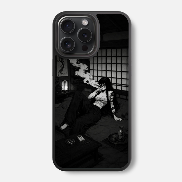 Midnight Manga Glass Phone Case
