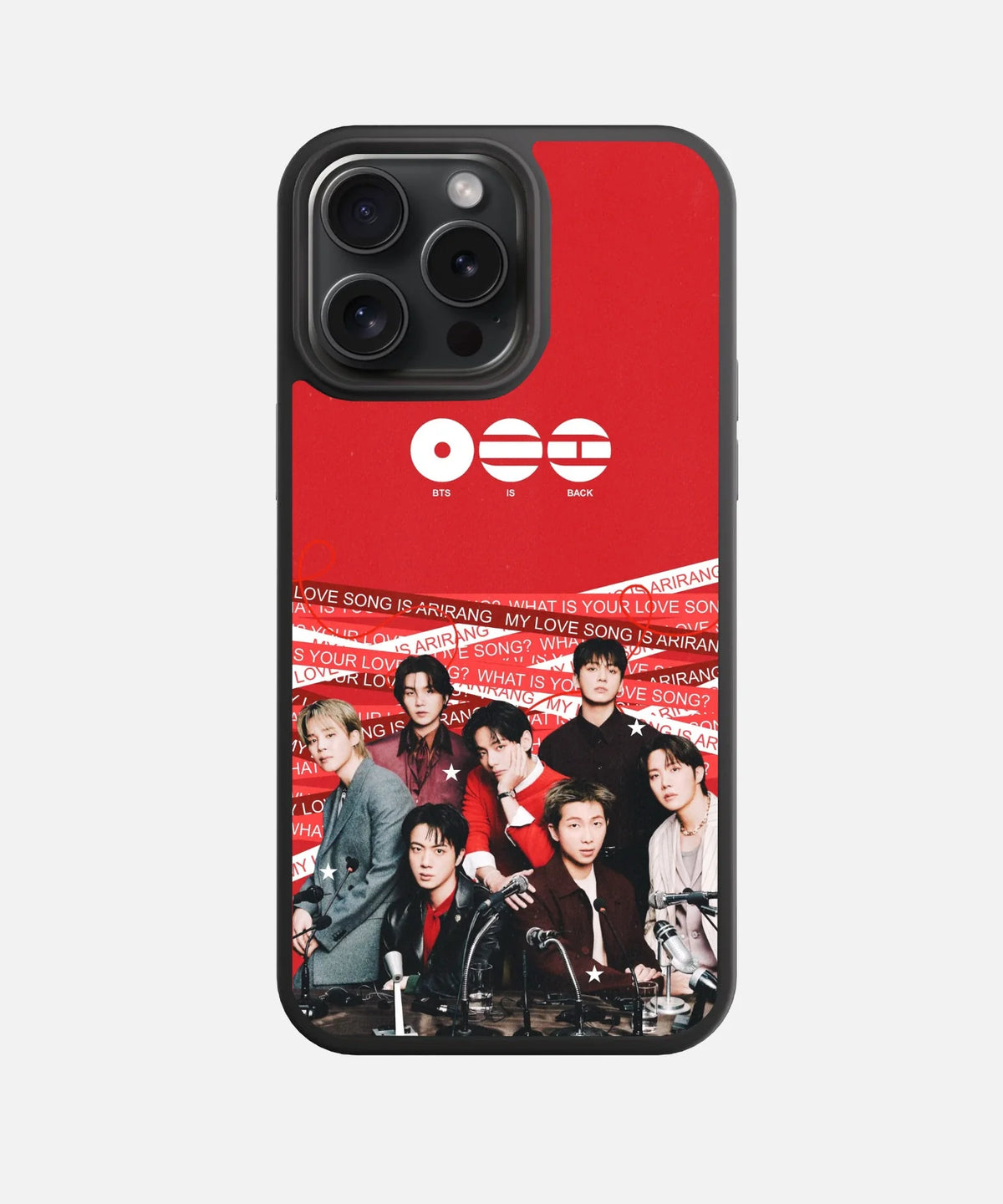 BTS: Uncensored Arirang Glass Phone Case