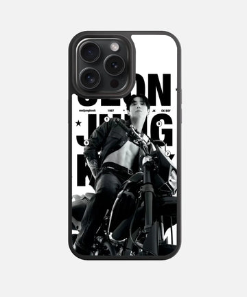 Rebel Ride Mono JK Glass Phone Case