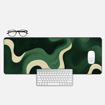 Forest Topography Desk Mat and Gaming Mouse Pad