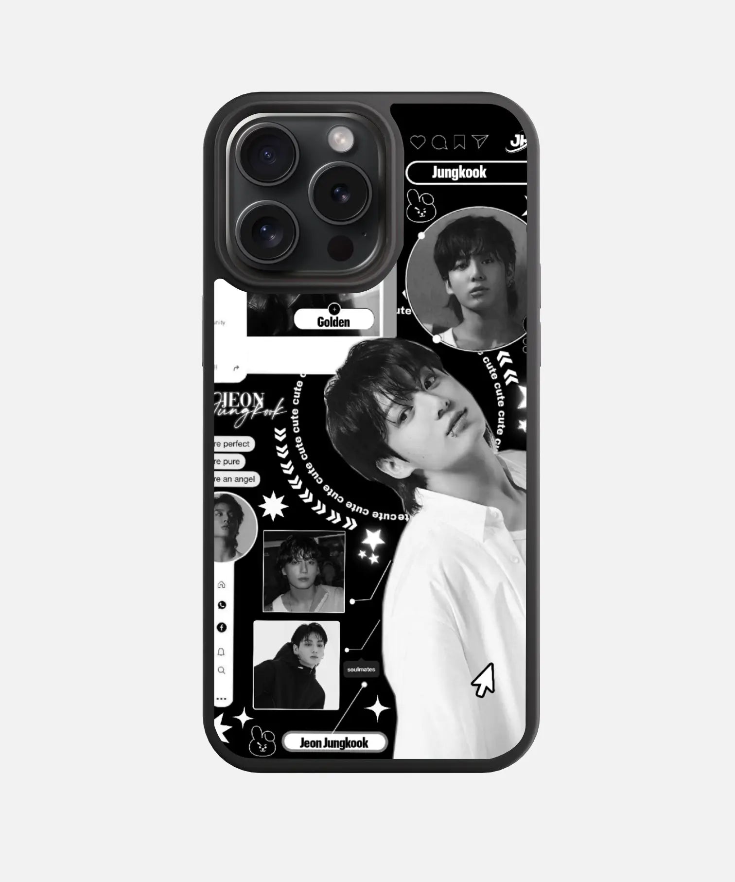 Digital Soulmate Glass Phone Case
