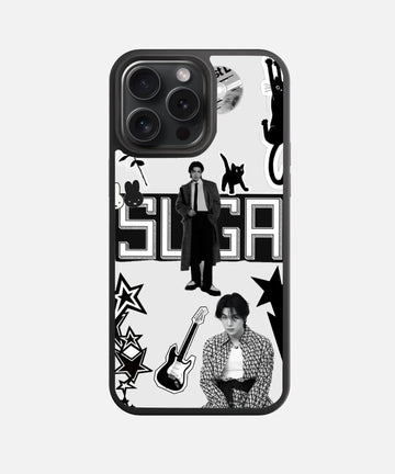 Suga Noir Glass Phone Case