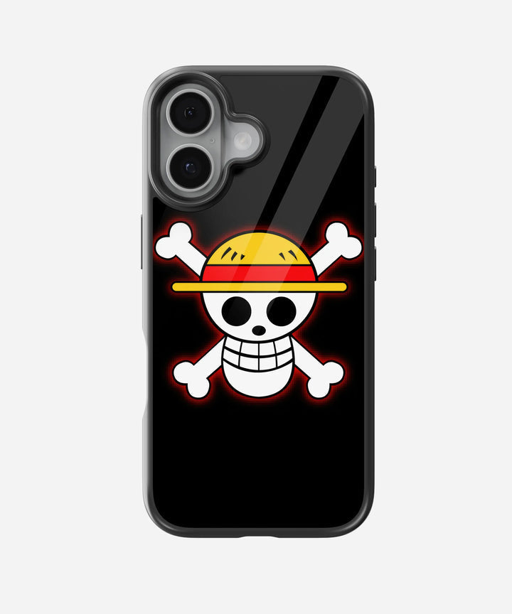 Straw Hat Pirates Logo Glass Phone Case