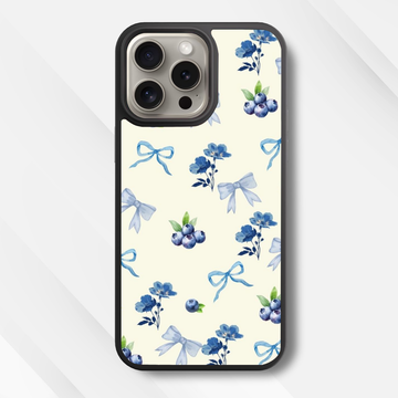 Bow & Berry Bloom Glass Phone Case