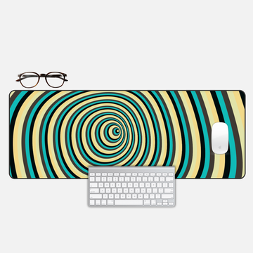 Wormhole Shift Desk Mat and Gaming Mouse Pad