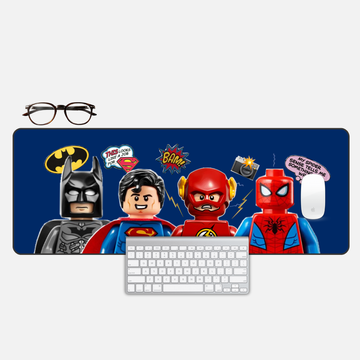 Action Bricks Desk Mat and Gaming Mouse Pad