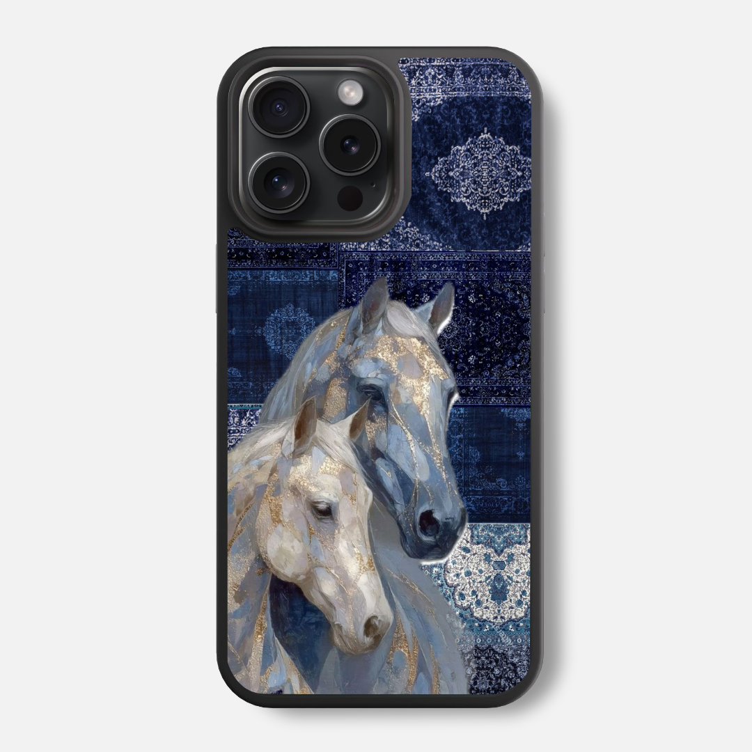 Azure Companions Glass Phone Case