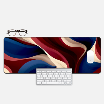 Ribbon Matrix Desk Mat and Gaming Mouse Pad