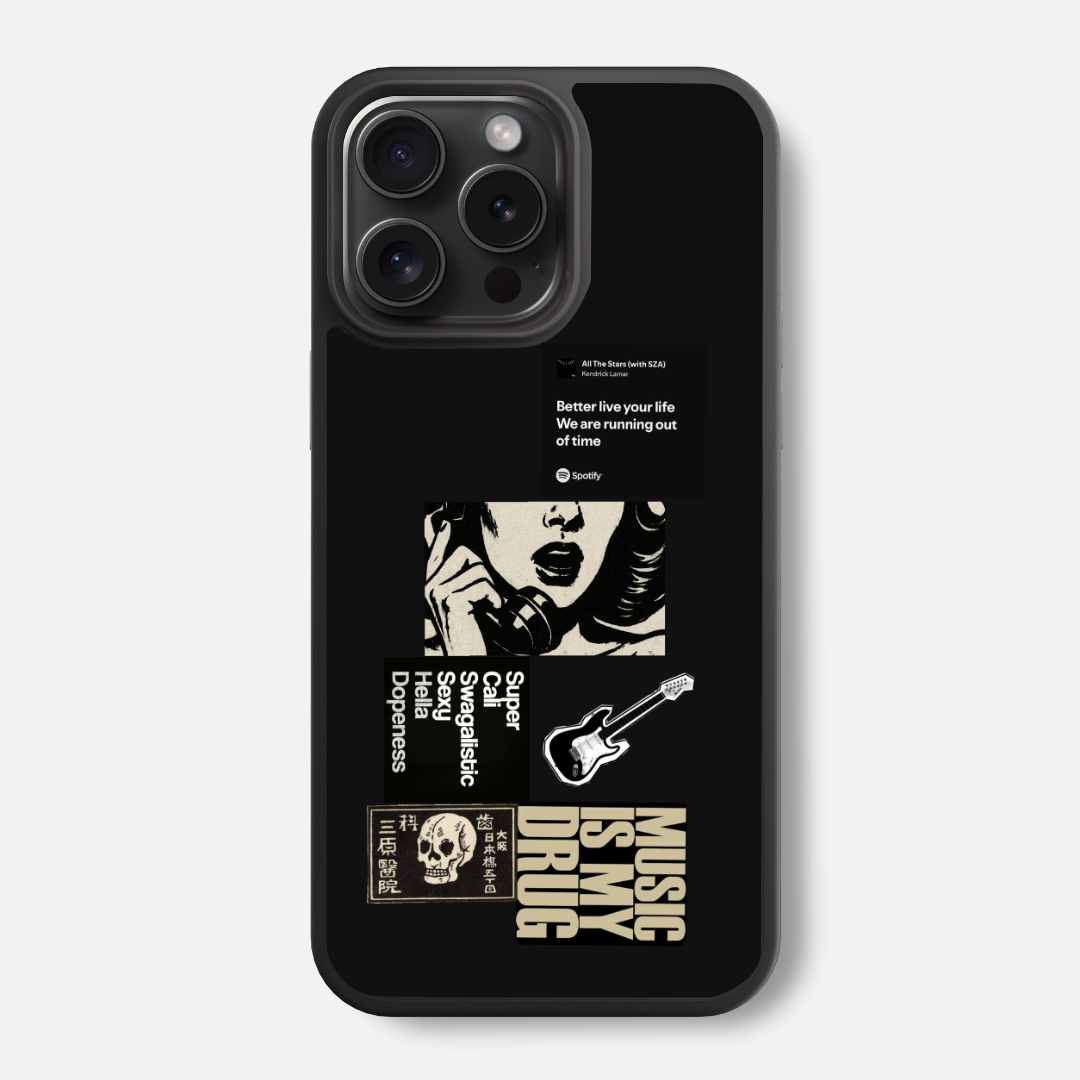 Audio Addict Glass Phone Case