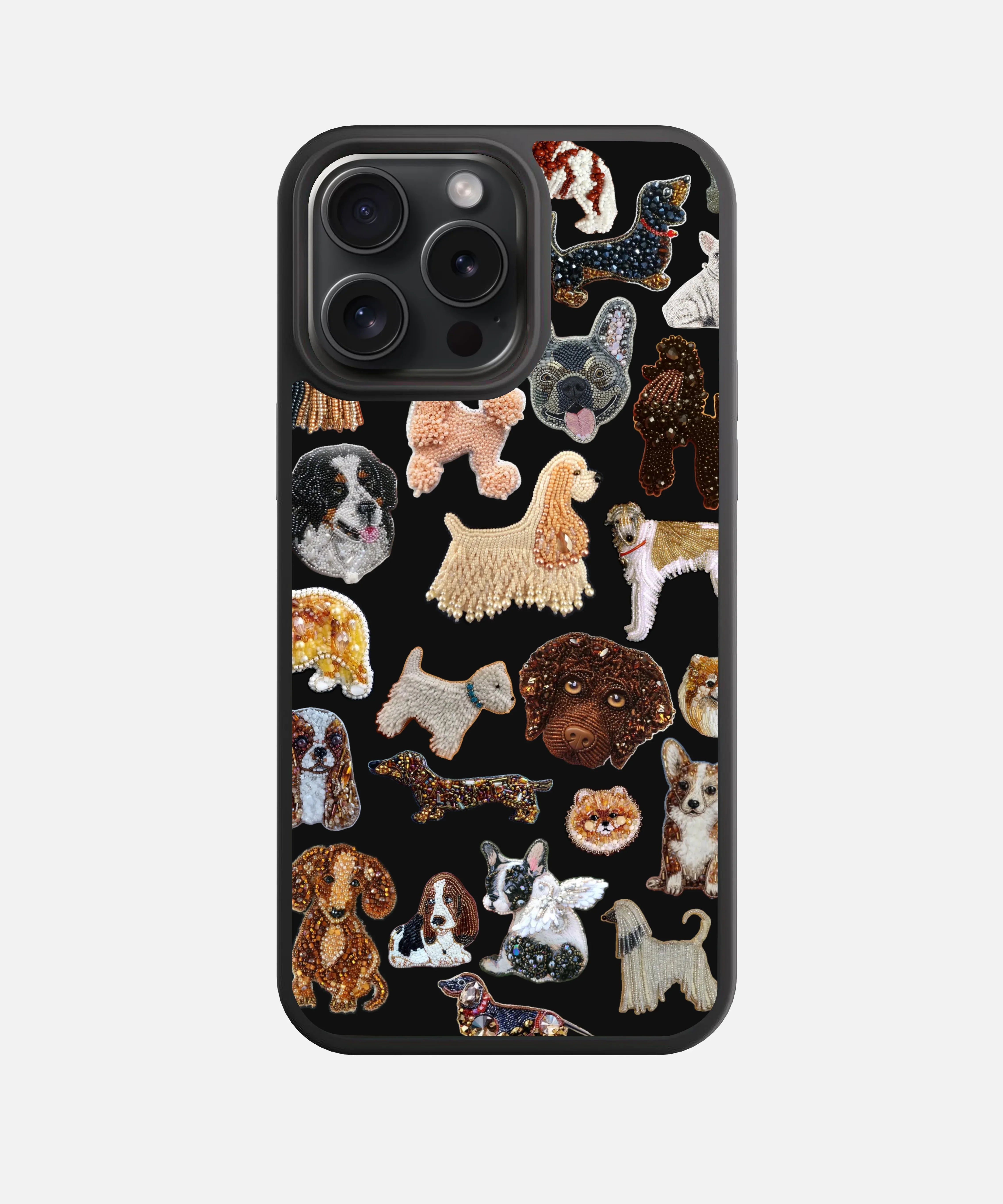 Collage Chaos Furry Friends Forever Glass Phone Case