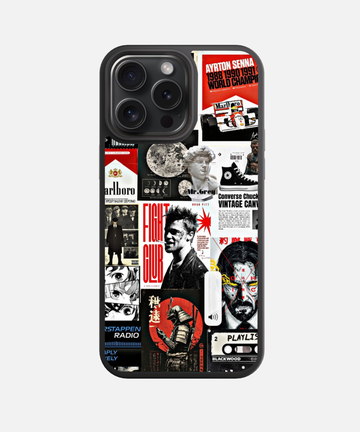 Fight Club Collage Glass Phone Case