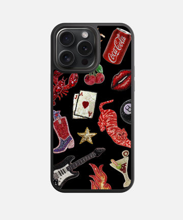 Vintage Vibe Retro Chic Glass Phone Case