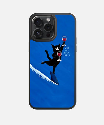 Feline Fine Glass Phone Case