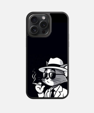 Smokey Tom Glass Phone Case