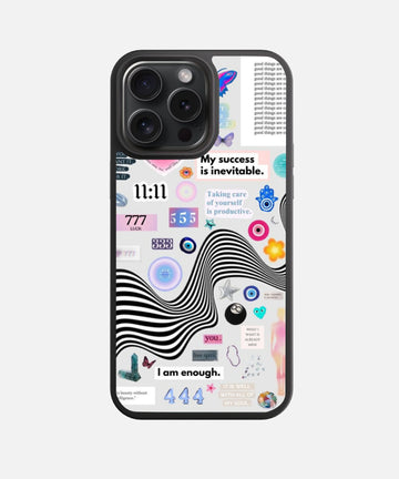 I'm Enough Glass Phone Case