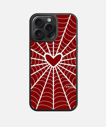 Web of Desire Glass Phone Case