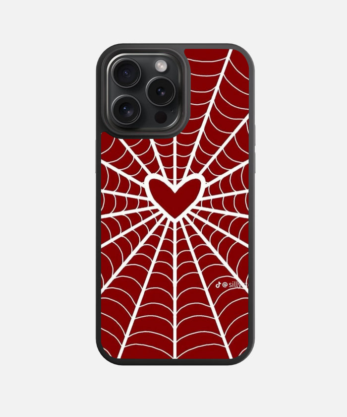 Web of Desire Glass Phone Case