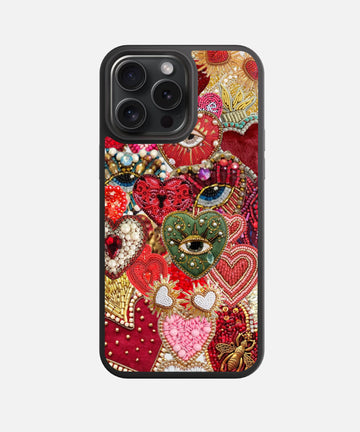 Eye of the Heart Glass Phone Case