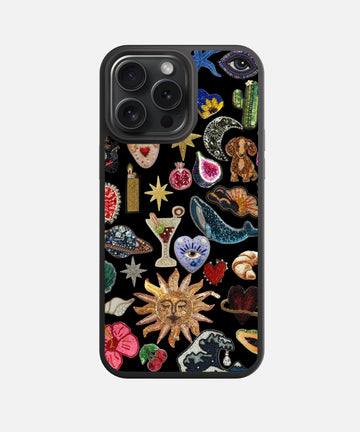 Mystic Symbol Glass Phone Case