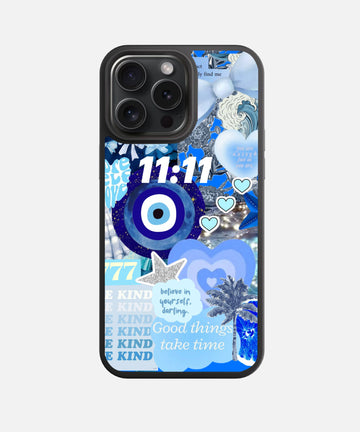 Ocean Blue Aesthetic Glass Phone Case