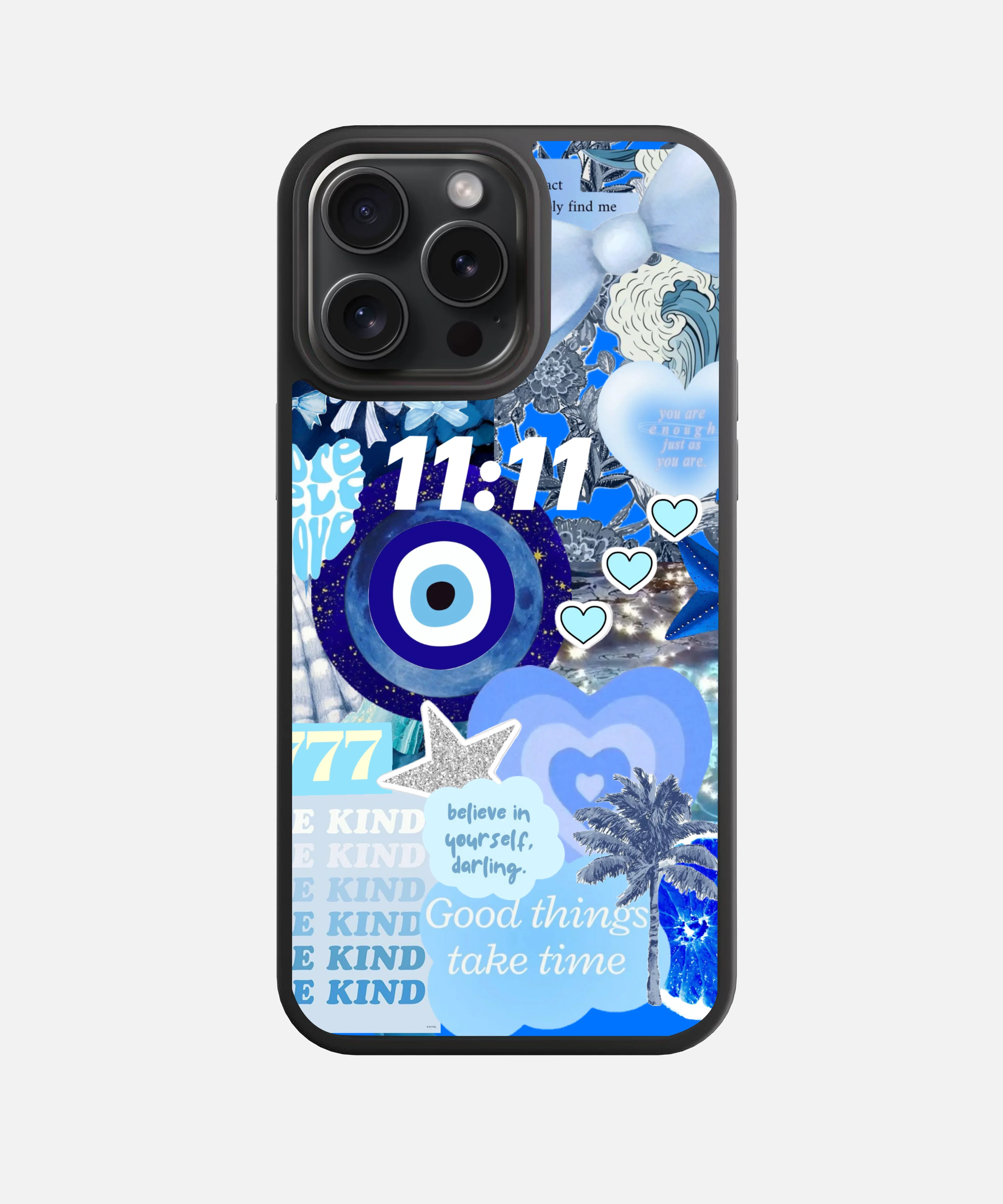 Ocean Blue Aesthetic Glass Phone Case