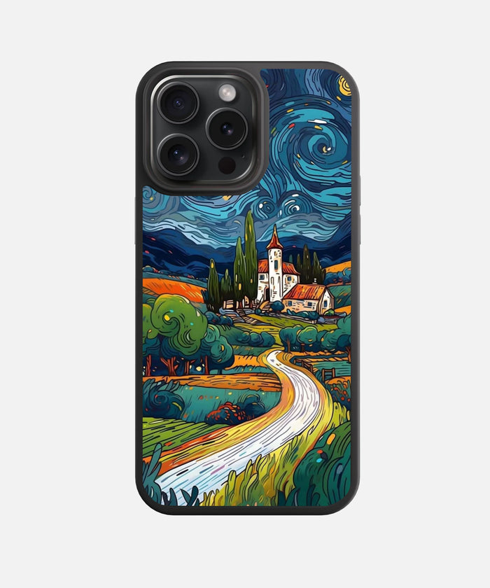 Cypress Moon Glass Phone Case