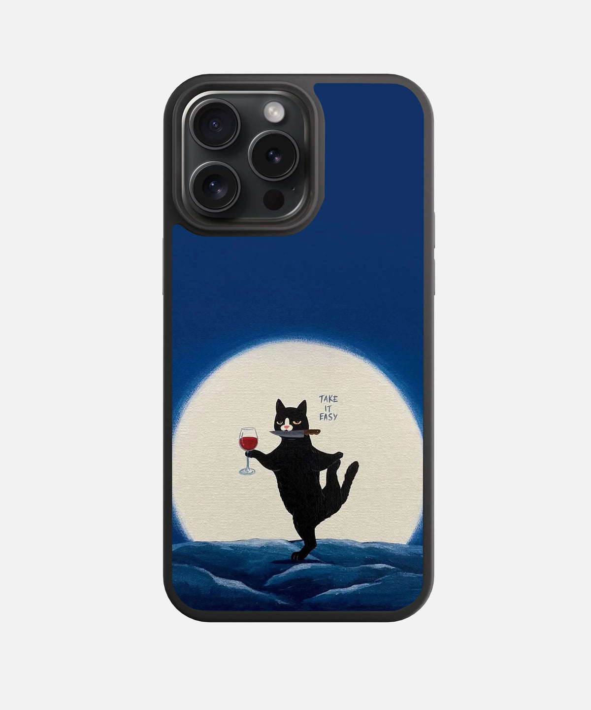 Cat Wine Glass Phone Case
