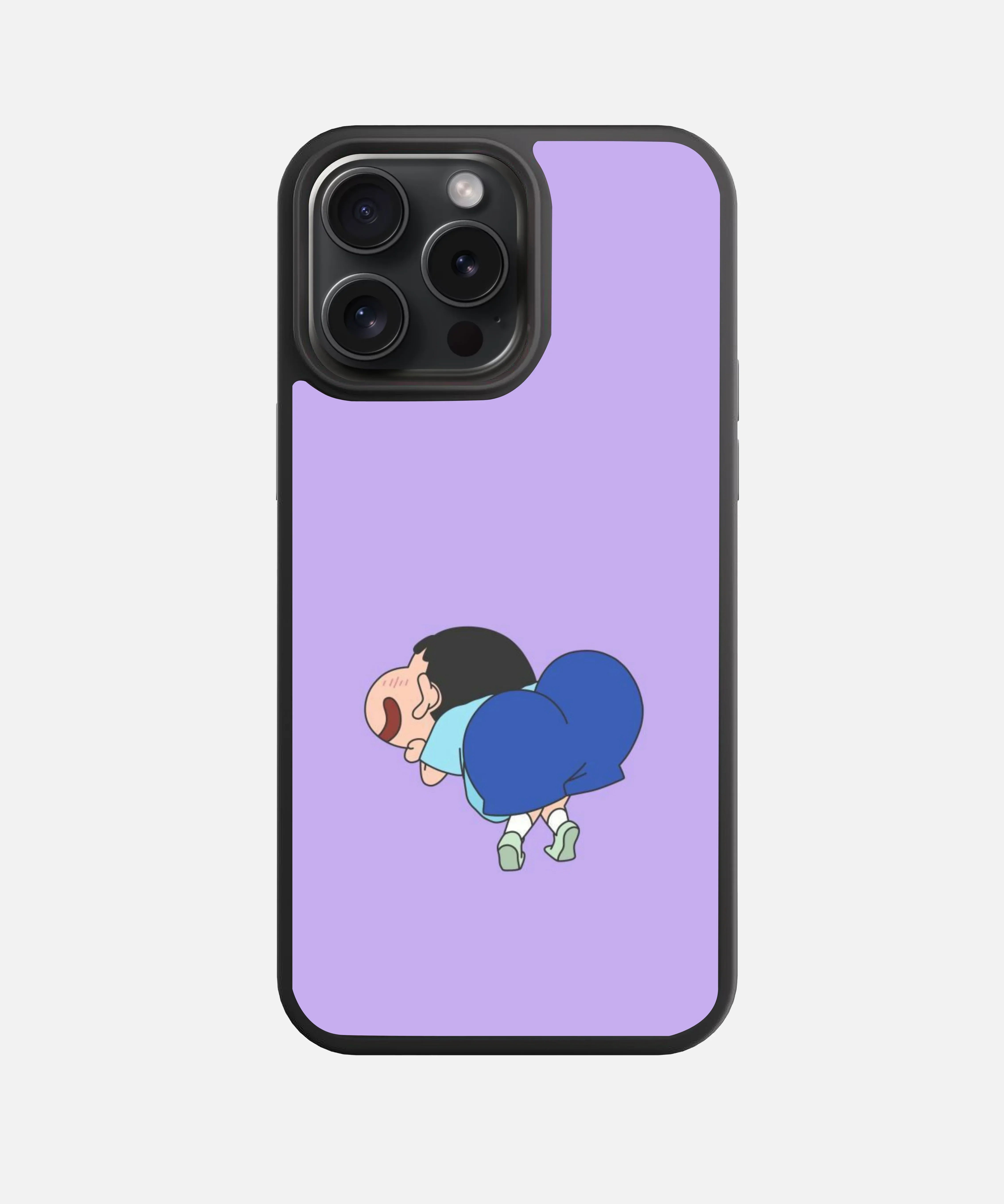 Crayon Shin-chan Pose Glass Phone Case