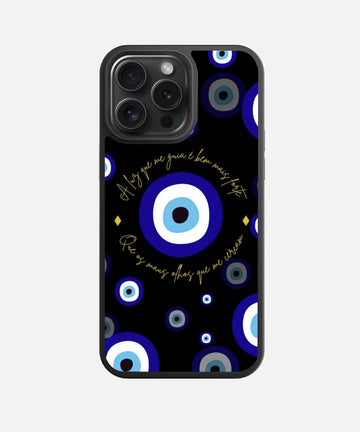 Evil Eye Fated Fortune Glass Phone Case