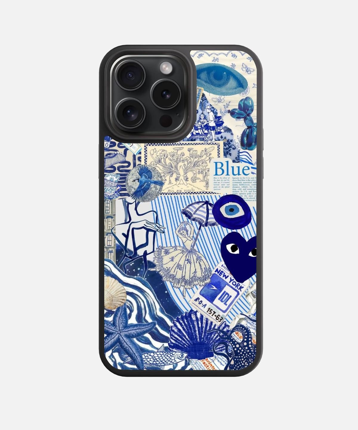 Blue Rhapsody Glass Phone Case