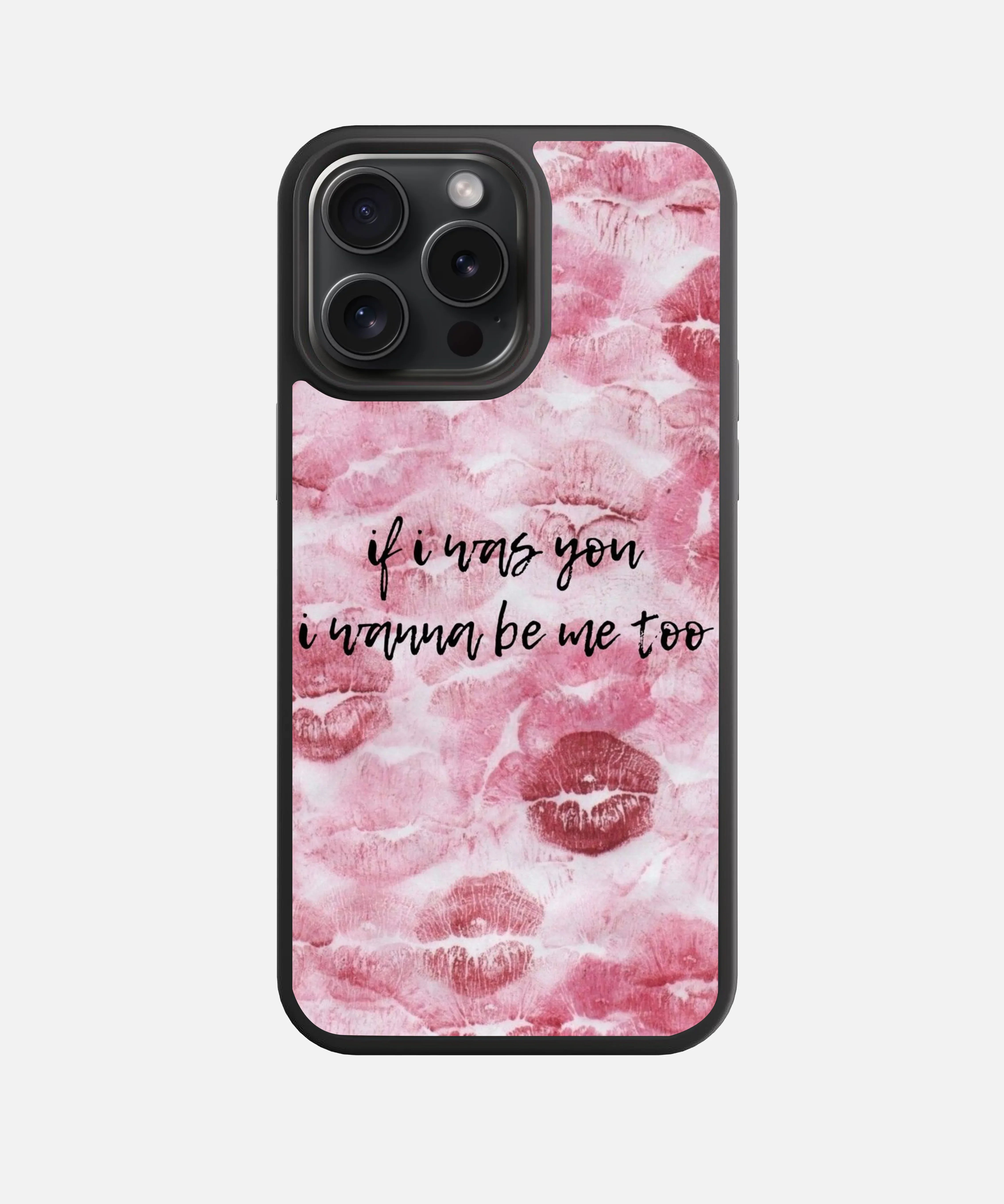 Kiss & Tell Glass Phone Case